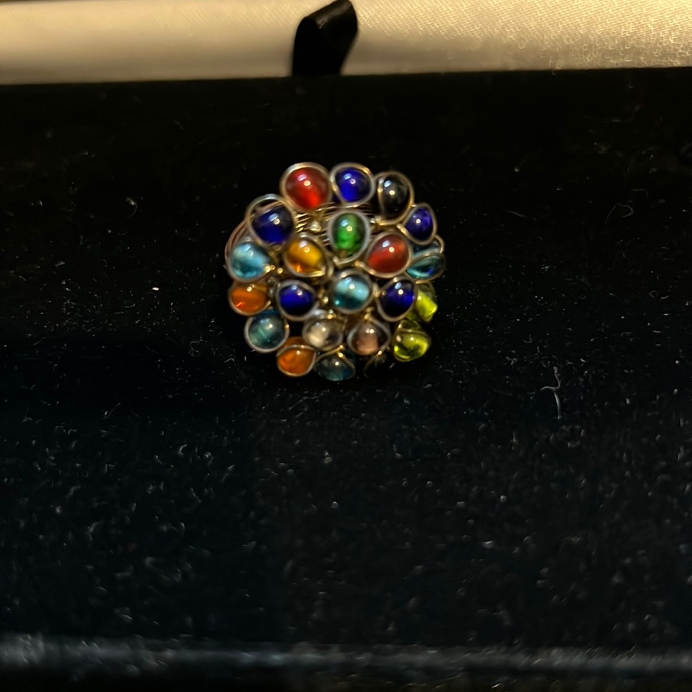 Wire colorful ring bought in India